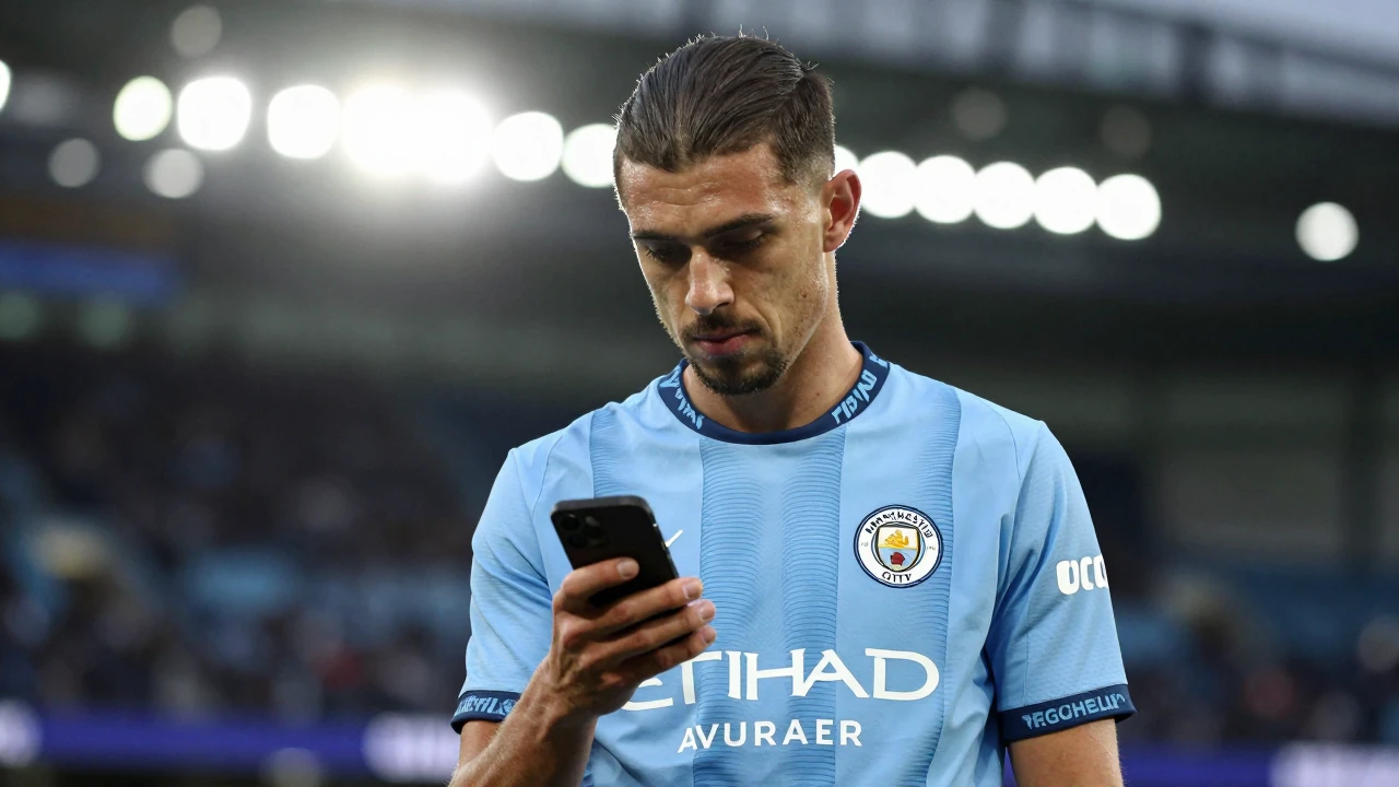 Manchester City winger Savinho removes club tag from Instagram, sparking fresh transfer speculation as Tottenham eyes a...