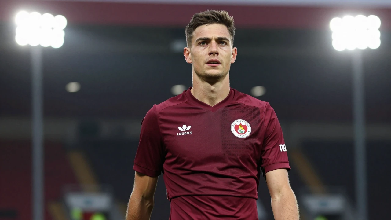 Heart of Midlothian's current squad breakdown: 32 players, average age 26.8, and a €-2.54m transfer record
