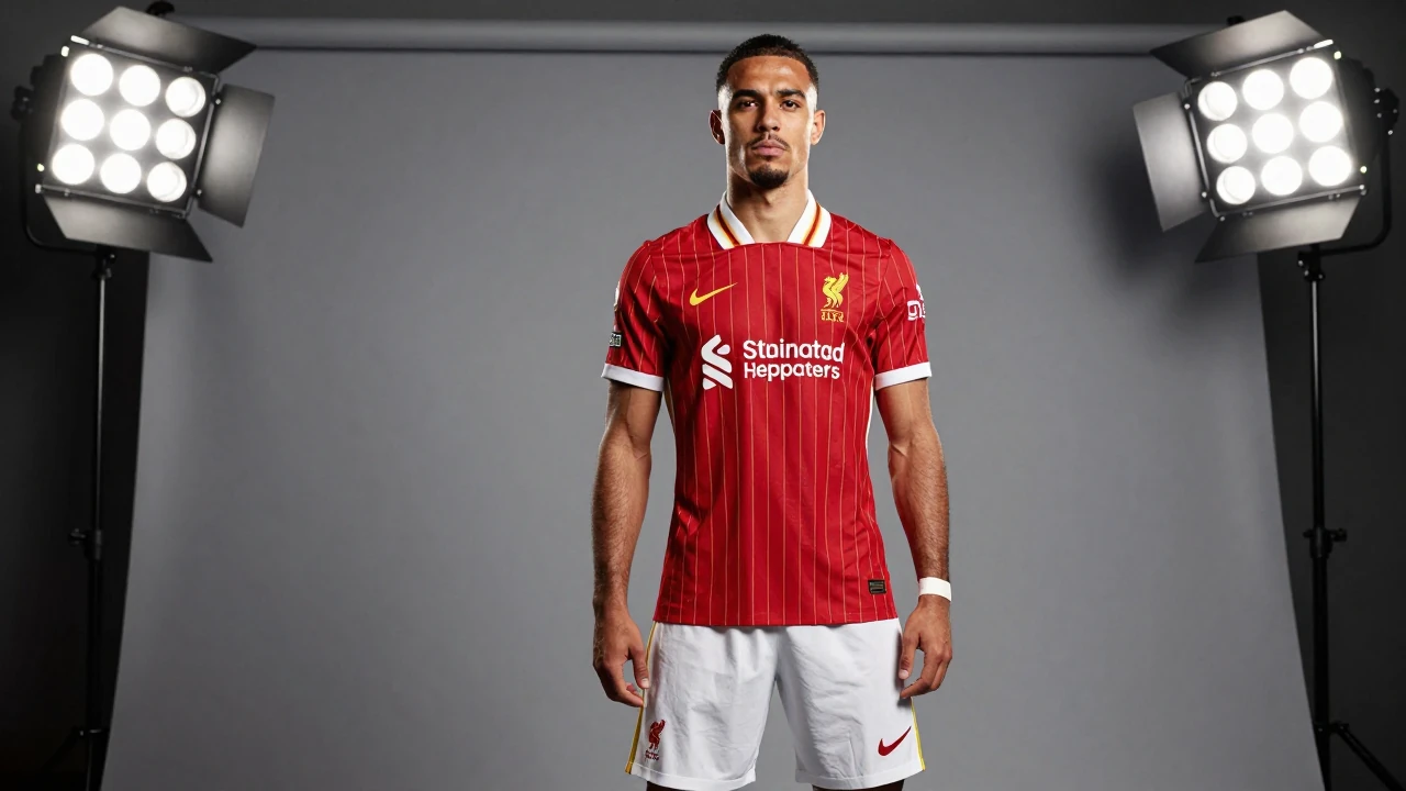 Liverpool F.C. squad prepares for the new Premier League season with a media day photo shoot