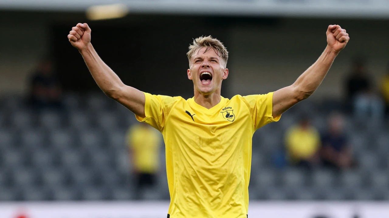 Mjällby secured an important home win against Häcken in Allsvenskan on 9 November 2025, a match captured by photographer...