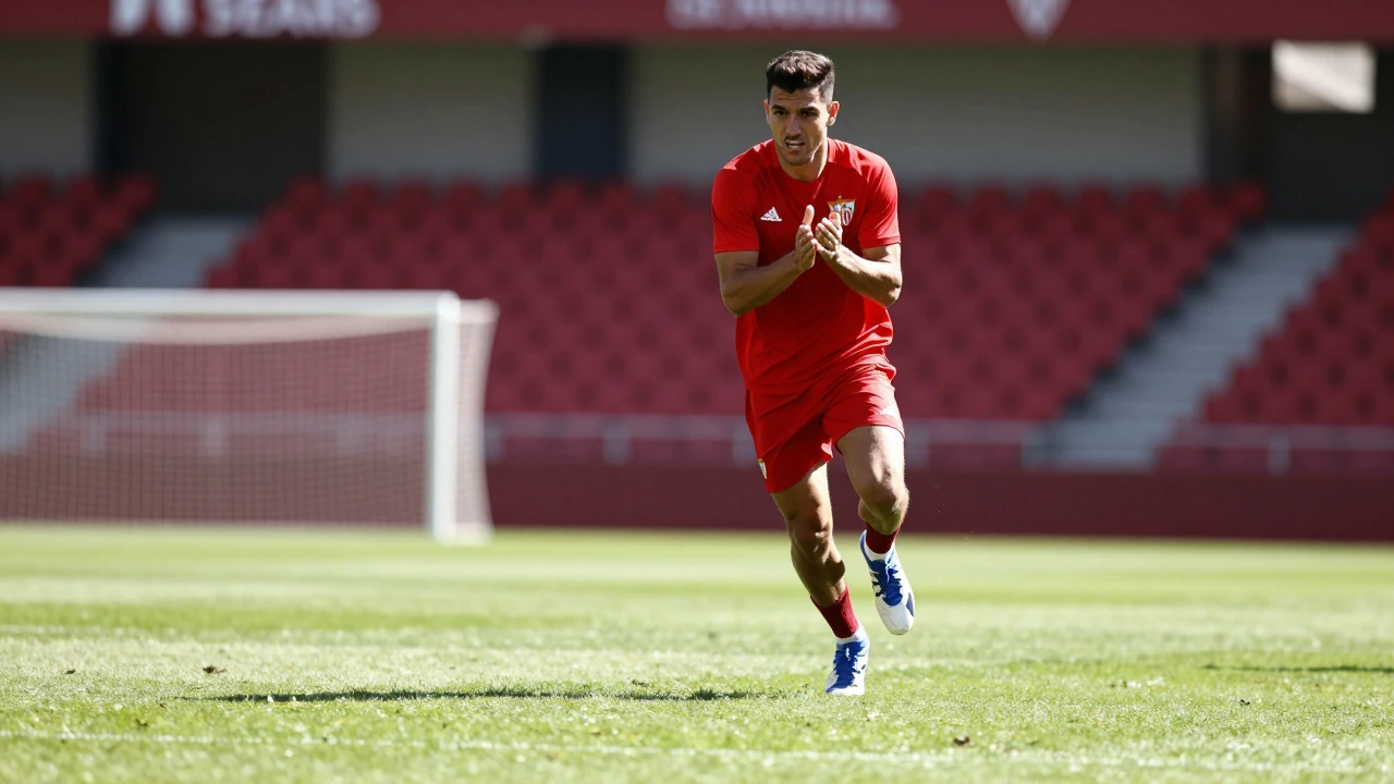 El Sevilla FC ha retomado los entrenamientos tras el parón internacional con varias incorporaciones y bajas, mientras...