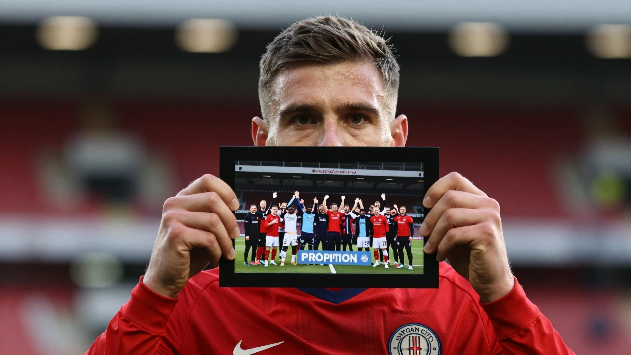 Lincoln City promotion memorabilia and fan items are listed for sale, with the Imps sitting 17th in the Championship...