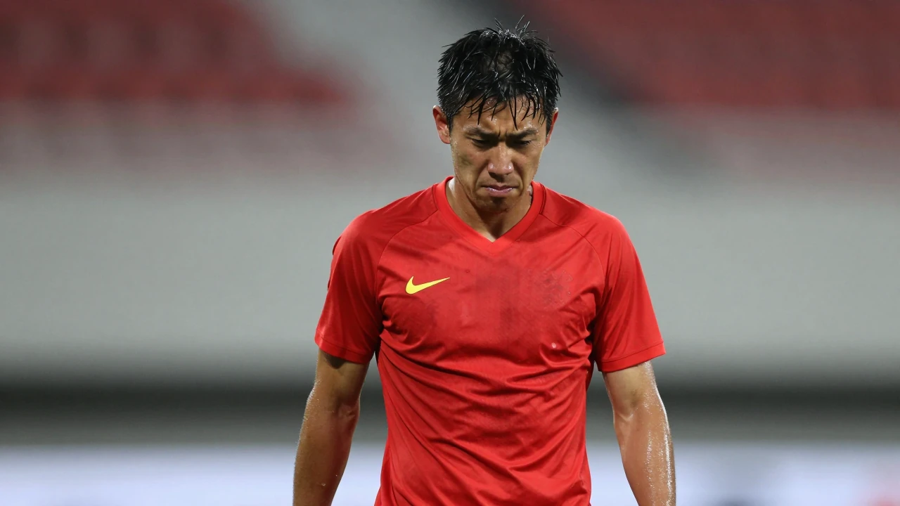 Mainz 05: Ein Reuters-Bild zeigt Jae-sung Lee enttäuscht nach dem ersten Bundesliga-Spieltag
