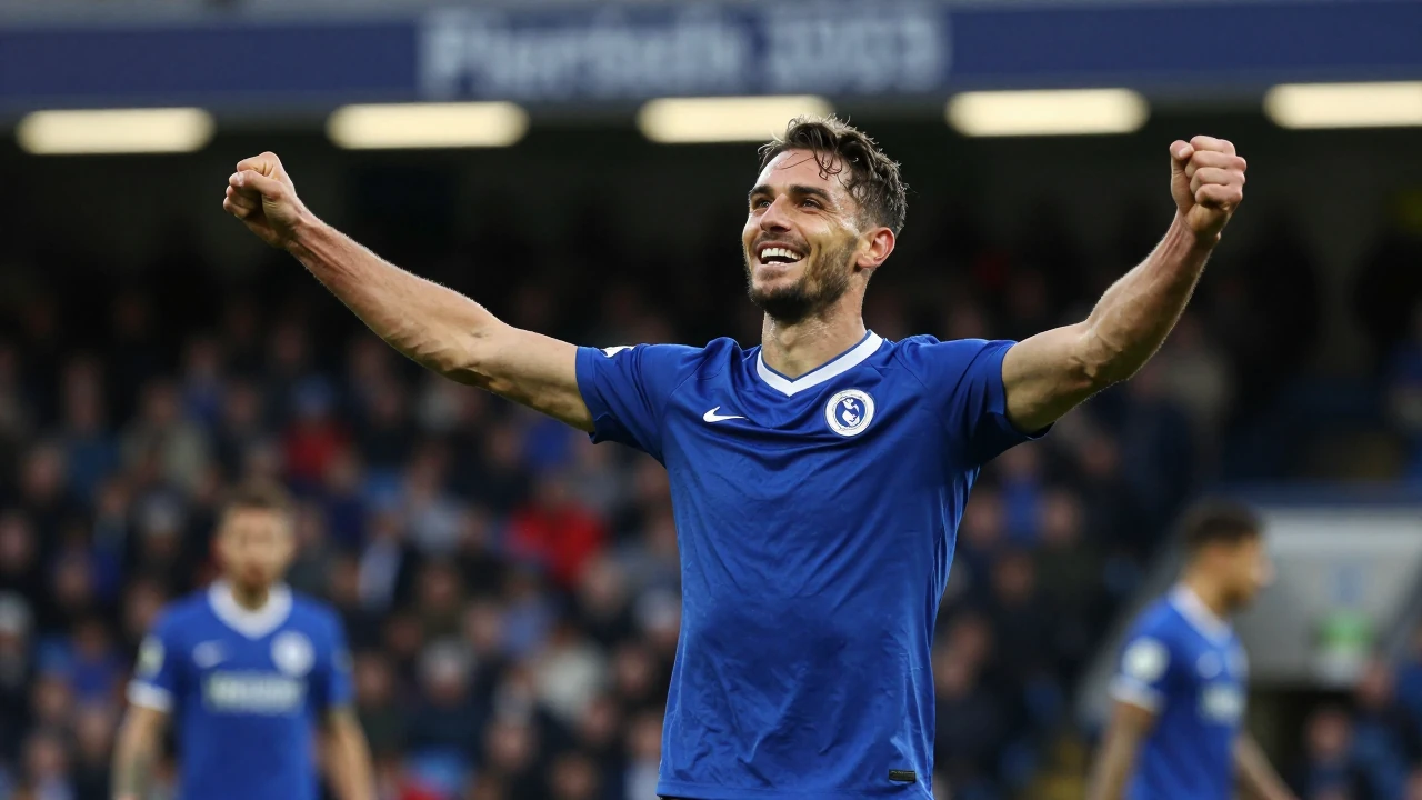 Keshi Anderson scored the opener as Portsmouth beat Oxford United at Fratton Park in a Championship match captured in a...