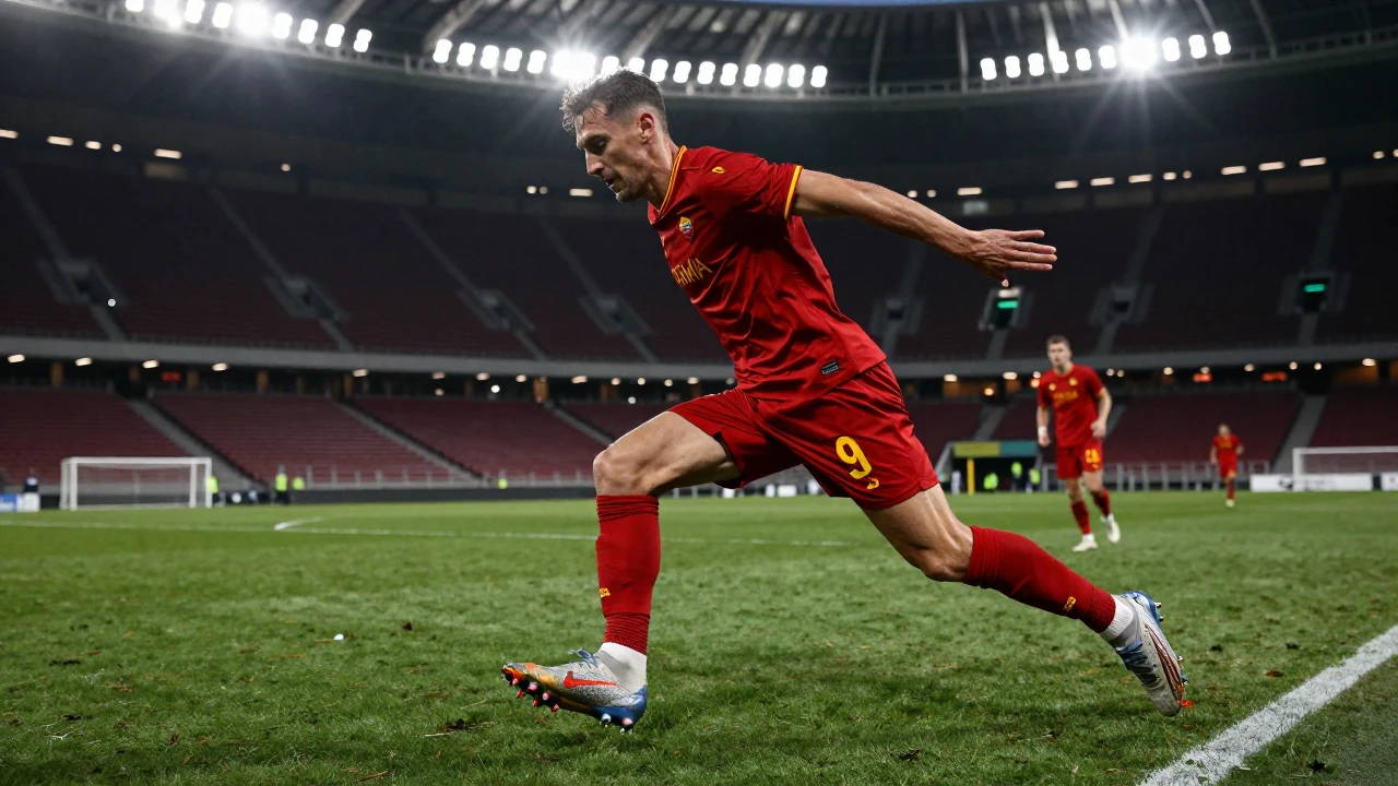 L'AS Roma, terza in classifica, affronta il Napoli in trasferta in una partita chiave per la corsa scudetto, con Donyell...
