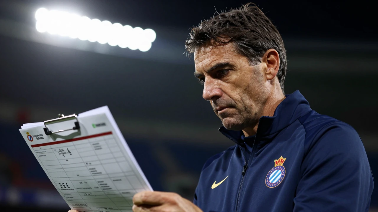 Manolo González changed Espanyol's starting lineup with Moscardo starting and Cabrera returning from suspension for the...