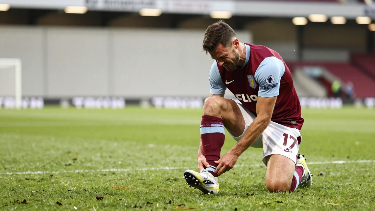 Aston Villa left-back Ian Maatsen is expected to be sidelined for six to eight weeks after suffering tendon damage in his...