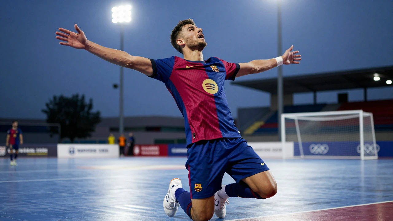 El conjunto azulgrana se clasificó como primero de grupo para la fase eliminatoria de la Champions de fútbol sala tras...