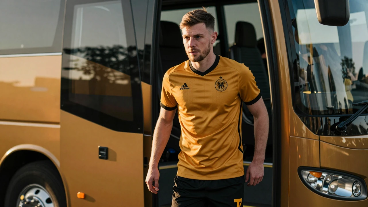 Hull City players were pictured arriving at the Kassam Stadium ahead of their Sky Bet Championship fixture against Oxford...