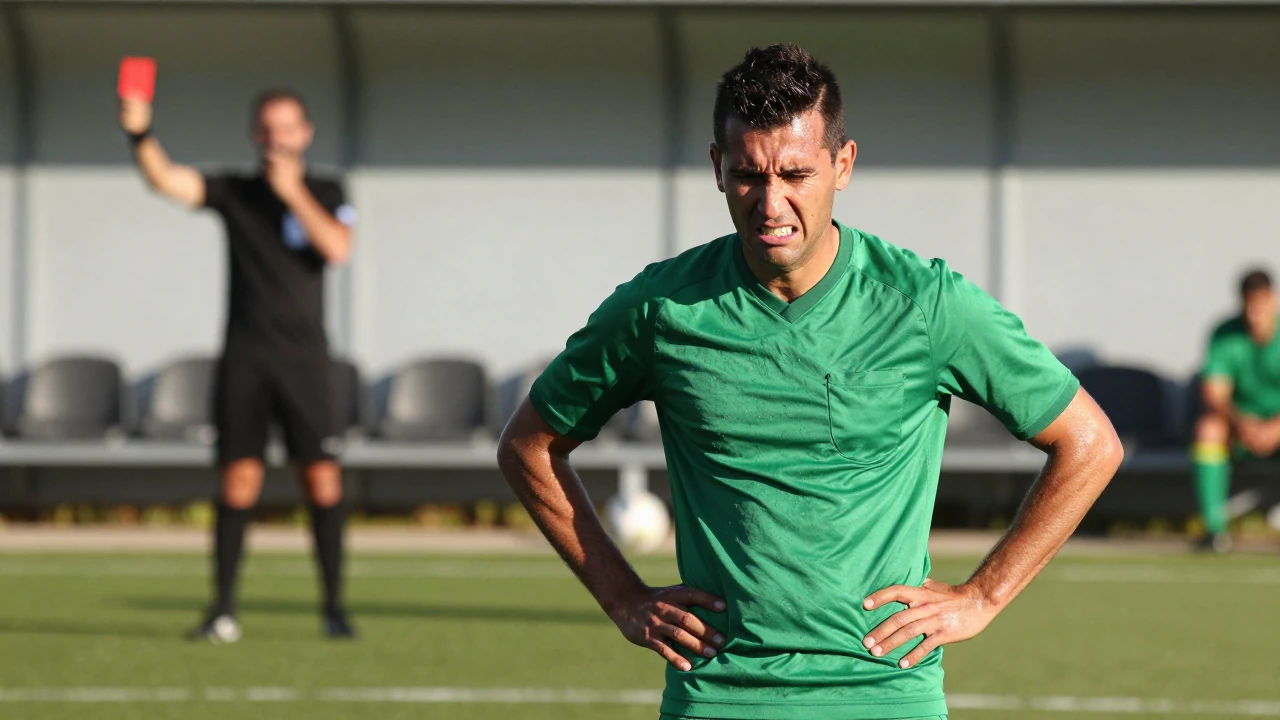 El centrocampista del Real Betis, Facundo Bernal, pidió perdón públicamente por su expulsión en el minuto 54 del partido...