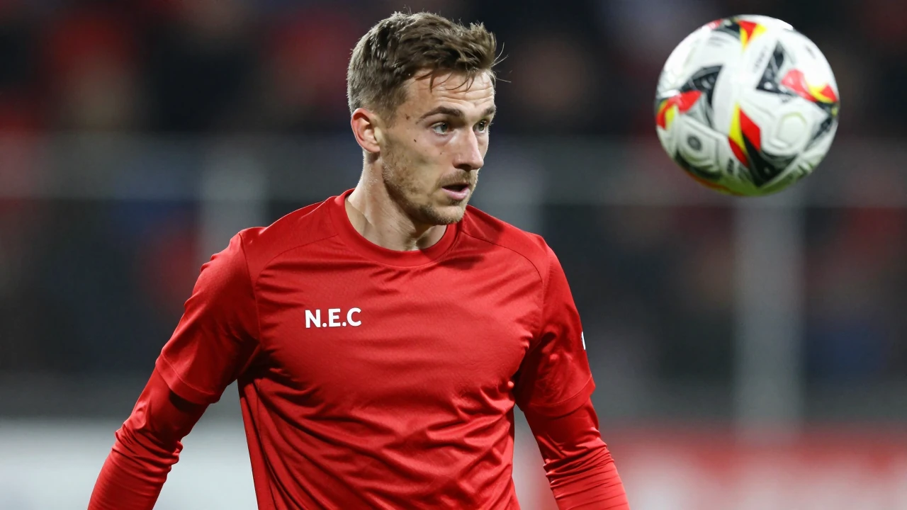 N.E.C. Nijmegen moet in de return van de Champions League play-offs in Noorwegen een 3-1 achterstand uit de...