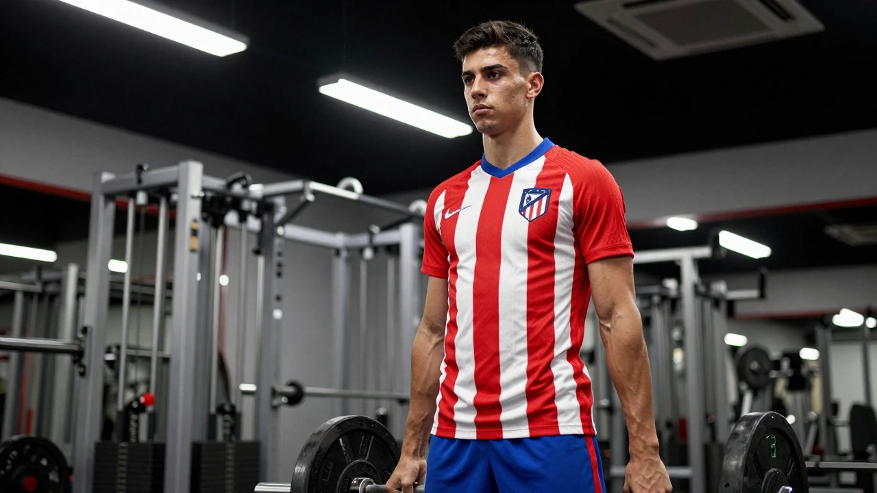 Julián Álvarez, delantero del Atlético de Madrid, se aleja de un posible traspaso al Barcelona y sigue el plan de...