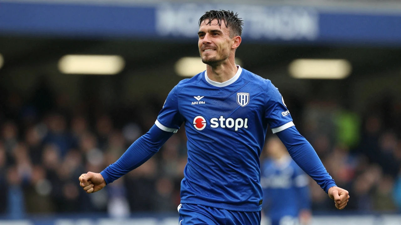 Ipswich Town lost 5-2 at Manchester United in a Premier League match, with defender Leif Davis scoring his first goal for...