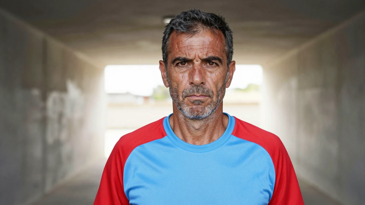 El entrenador del RCD Mallorca, Luis García, analiza la actualidad del conjunto balear en la rueda de prensa previa al...