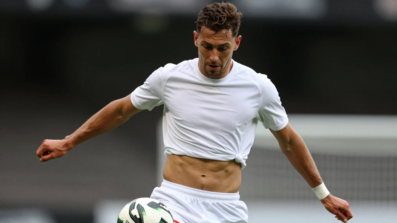 Een beeld van de wedstrijd tussen OH Leuven en RSC Anderlecht op 21 januari 2024, met actie van Richie Sagrado, wordt...