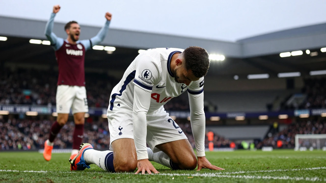Tottenham Hotspur lost 3-2 to Aston Villa at the Tottenham Hotspur Stadium, a defeat that leaves them bottom of the...