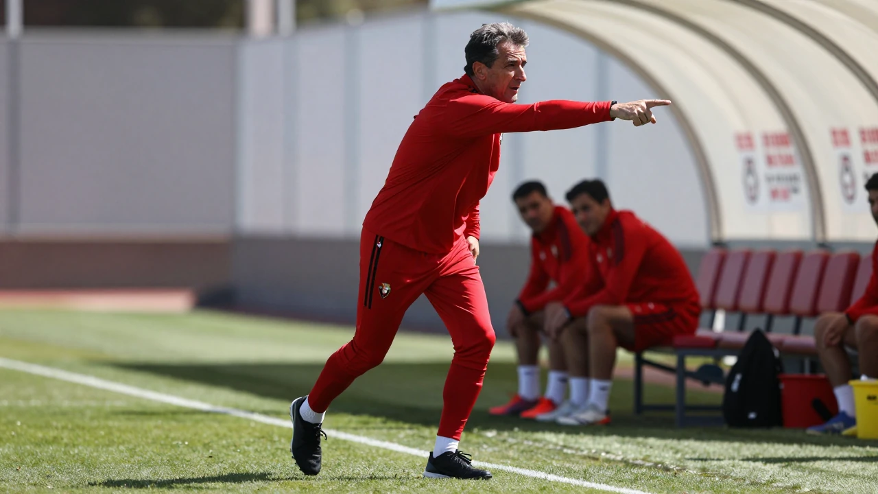 El técnico rojillo subraya la necesidad de mejorar en ataque y defensa para conseguir un buen resultado en el difícil...