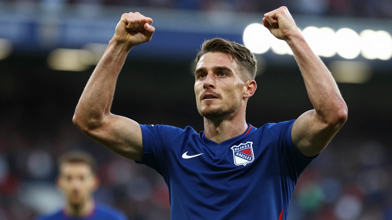 Rangers striker Ryan Naderi scores a hat-trick in a 6-2 bounce game win over Partick Thistle, with new signings Vanja...