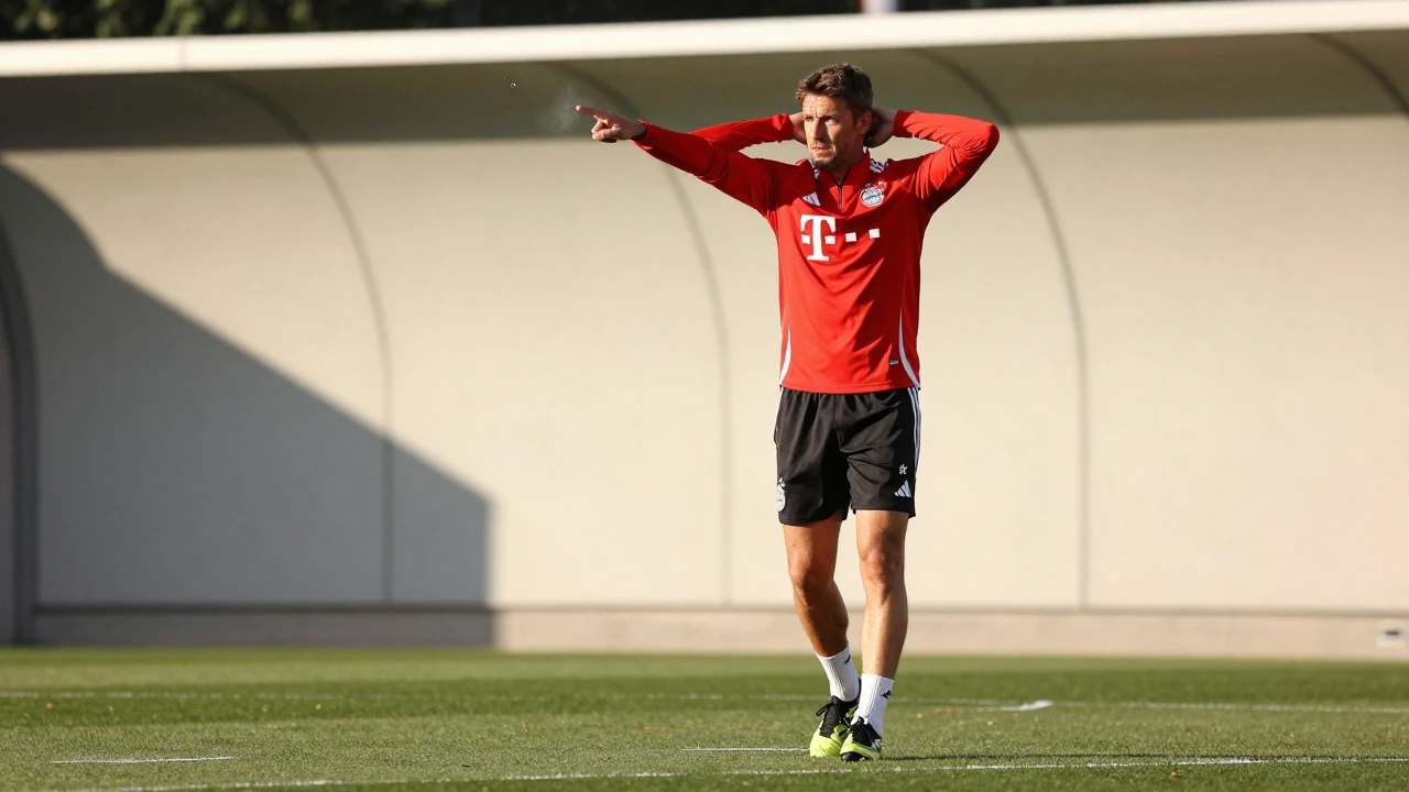 Bayern München hat am Trainingsgelände Säbener Straße neue Sichtschutzwände fertiggestellt, die Cheftrainer Vincent...