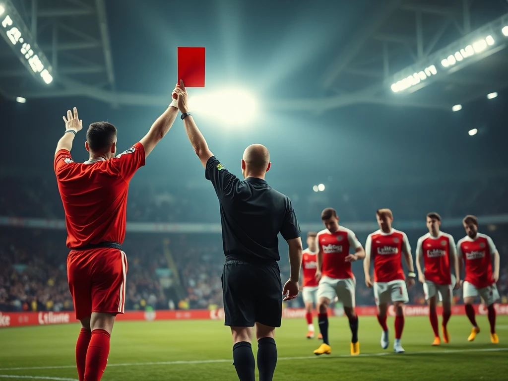 PSV Eindhoven player Ryan Flamingo receives red card in match against Rode Ster Belgrado