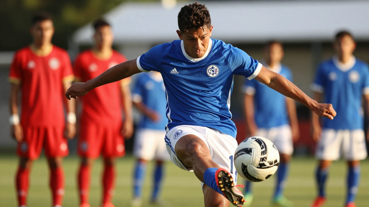 Referee Luis Enrique Santander issued only yellow cards after a mass brawl between Cruz Azul and América players and...