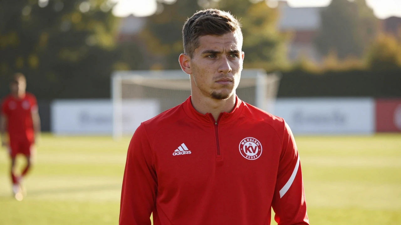 Young player Kiki Vanrafelghem appears to be out of KV Mechelen's immediate plans, with a departure a real possibility as...