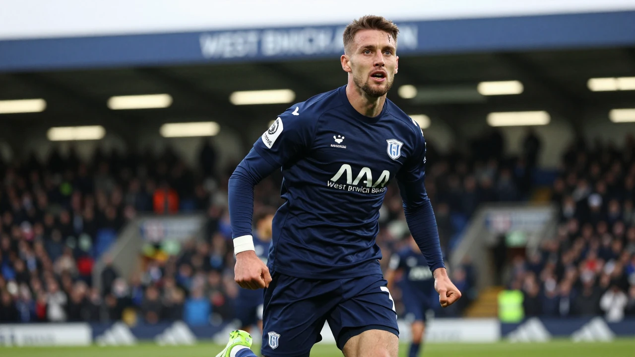 Chris Mepham returned to the starting lineup as West Bromwich Albion secured a 1 0 Championship win over Watford, moving...