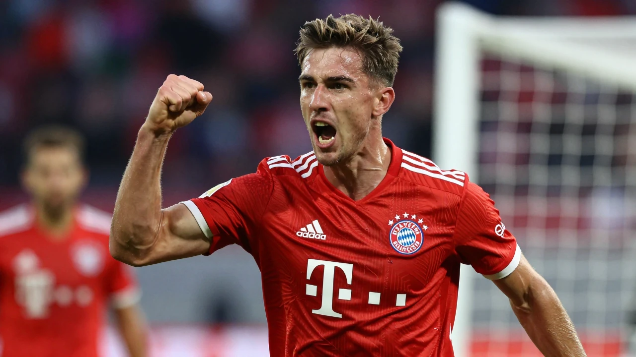 Bayerns Aleksandar Pavlović schwärmt von den neuen Spielern Ismael Saibari und Nathaniel Brown nach dem 3:1-Sieg gegen RB...