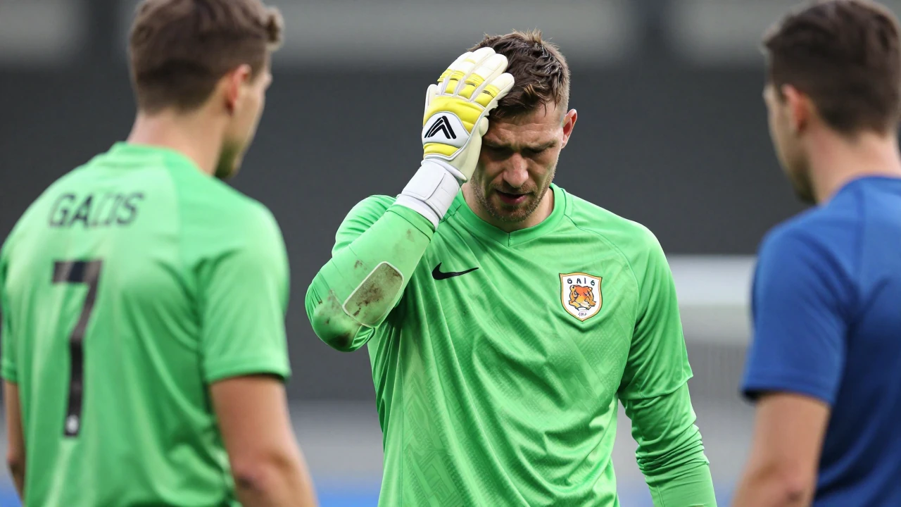 GAIS were forced into a goalkeeper change in a goalless Gothenburg derby after Mergim Krasniqi was struck in the head, an...