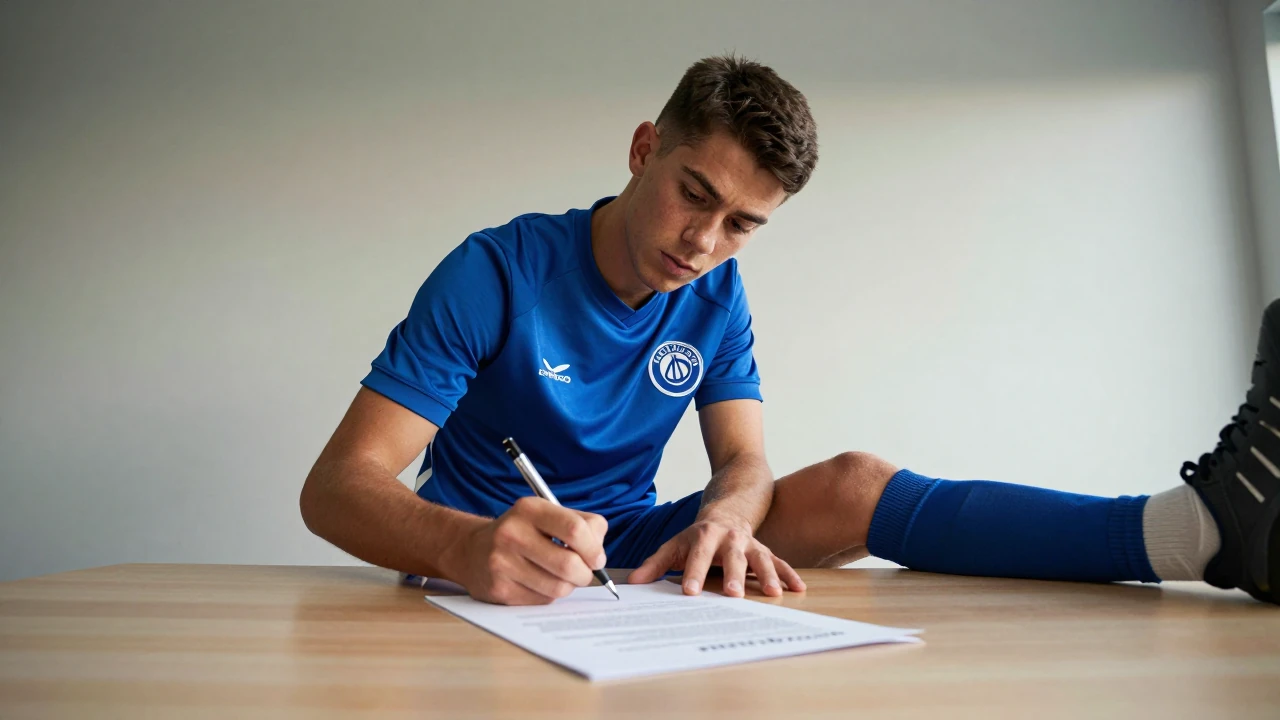 Peterborough United's Oliver Arber signs a two-year professional contract, with the 17-year-old having trained with the...