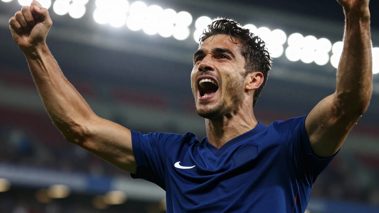Le Brésilien Marquinhos a marqué le but décisif pour le Paris Saint-Germain lors de sa victoire en Ligue 1 contre Lille...