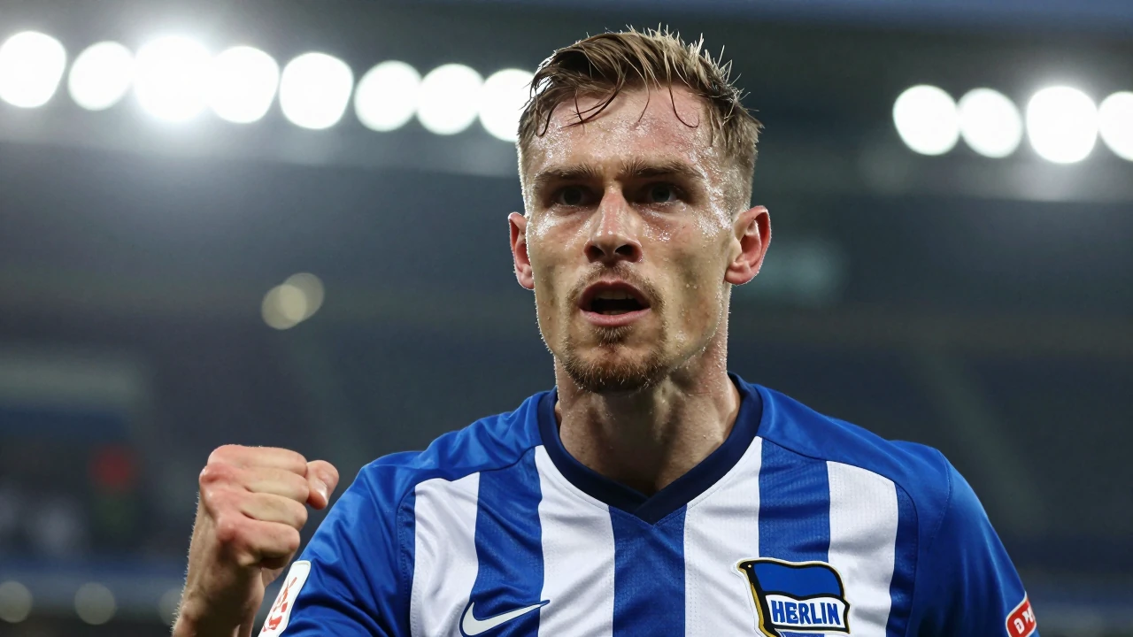 Hertha BSC setzt sich im DFB-Pokal nach einem 1:1 nach regulärer Spielzeit im Elfmeterschießen mit 4:2 gegen den 1
