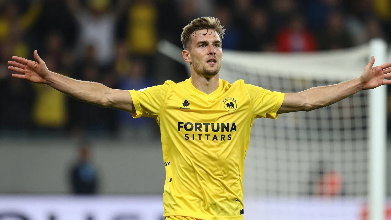 Lequincio Zeefuik scored and assisted as Fortuna Sittard won 2-3 at FC Groningen, moving the club to sixth place in the...
