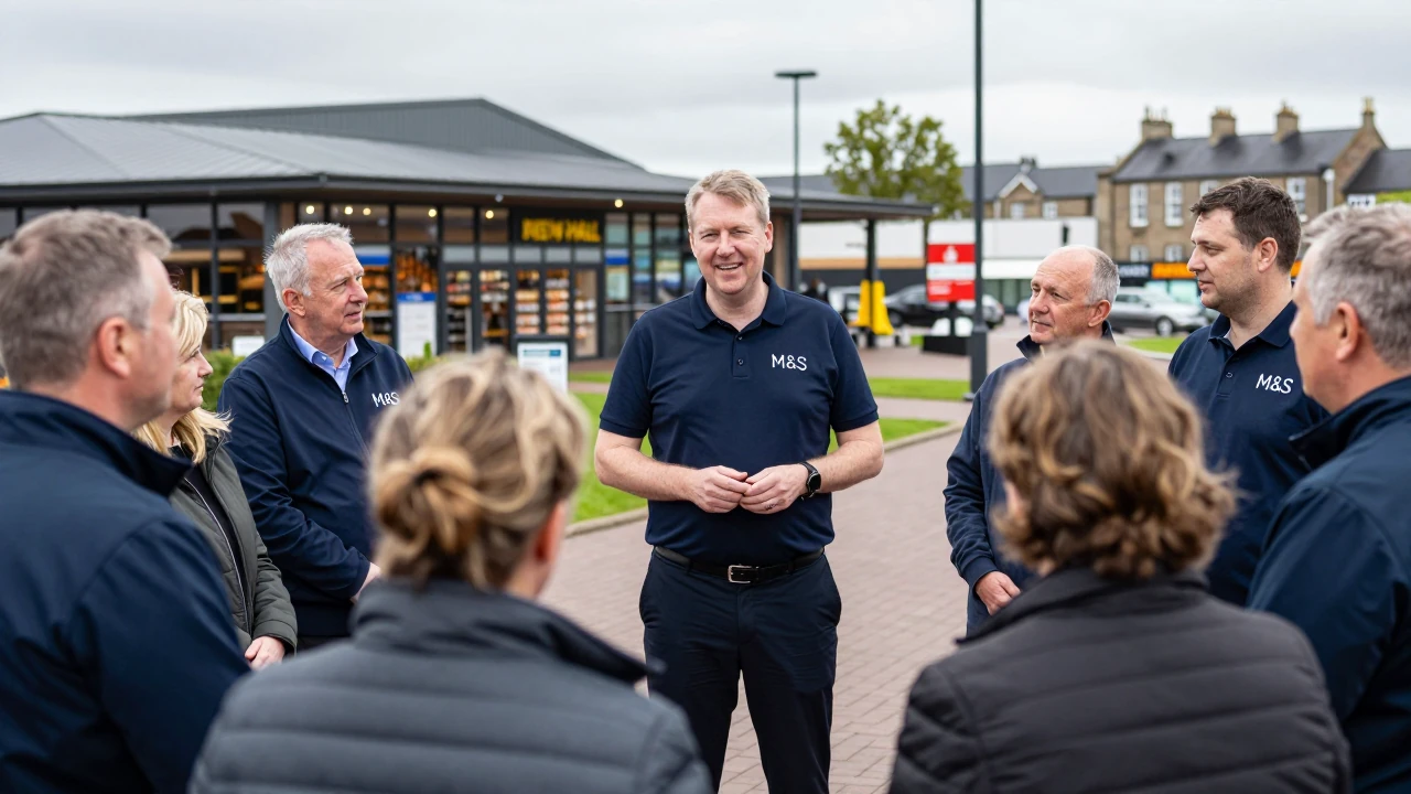 Kilmarnock residents are being asked to support plans for a new M&S foodhall in the town
