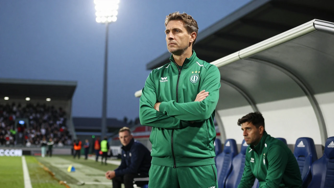 Celtic sit top of the Premiership but European exits and heavy defeats have revived calls for change ahead of the Falkirk...