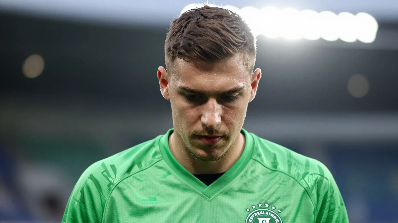Lincoln City's Jamie Pardington warmed up before the Sky Bet Championship match away to Bolton Wanderers on Saturday...