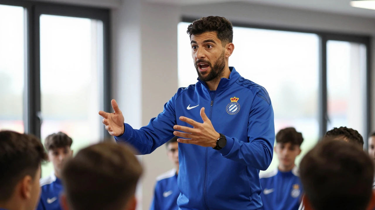 RCD Espanyol ha celebrado el IX Encuentro Anual de sus Academias internacionales en la Ciutat Esportiva Dani Jarque, con...