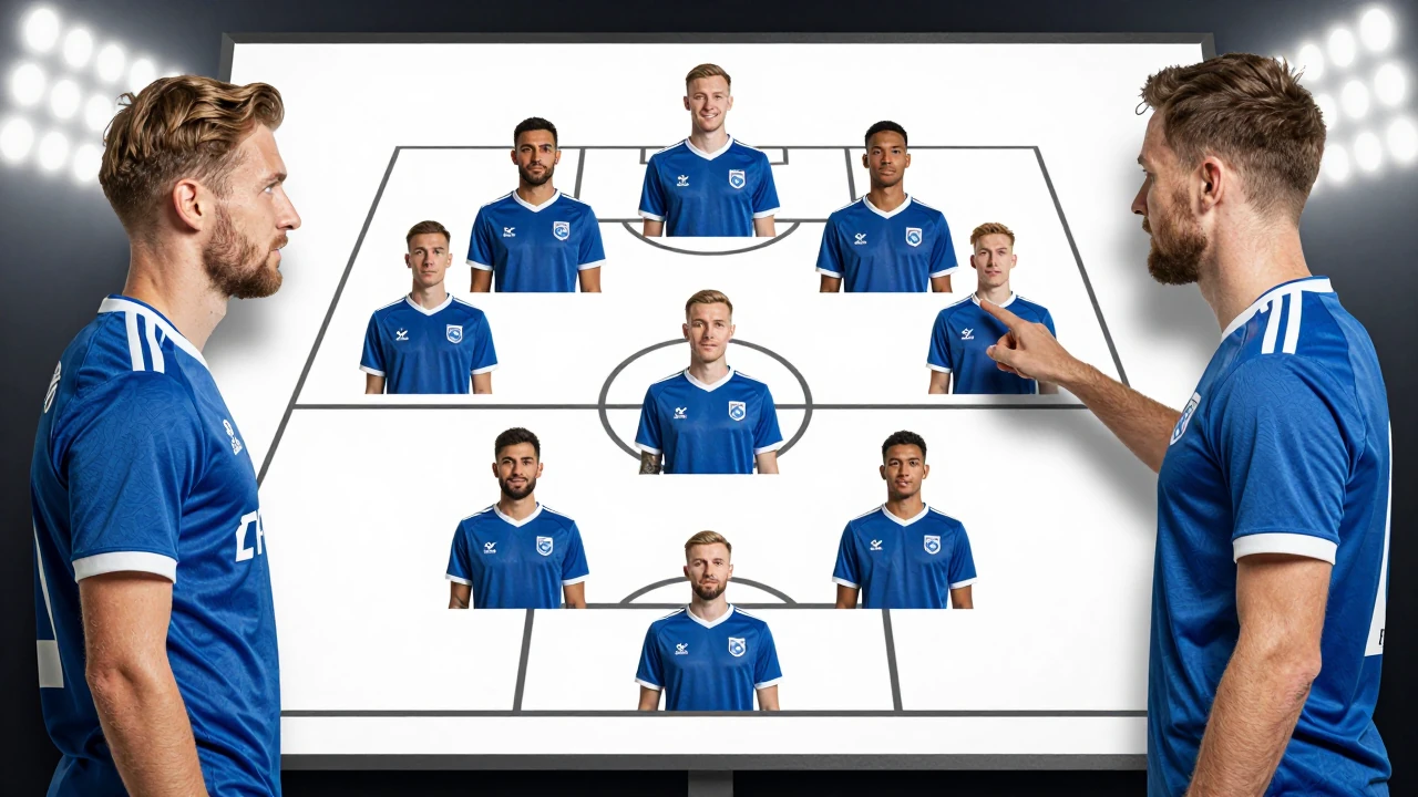 K.R.C. Genk begint het nieuwe seizoen in de Jupiler Pro League met een 4-3-3 formatie tegen Zulte Waregem