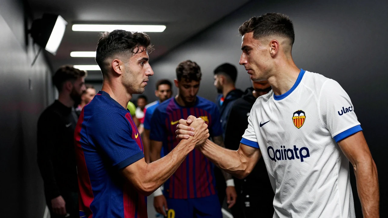 La afición valencianista se inquieta por la posible marcha de Javi Guerra, que podría ser transferido al FC Barcelona