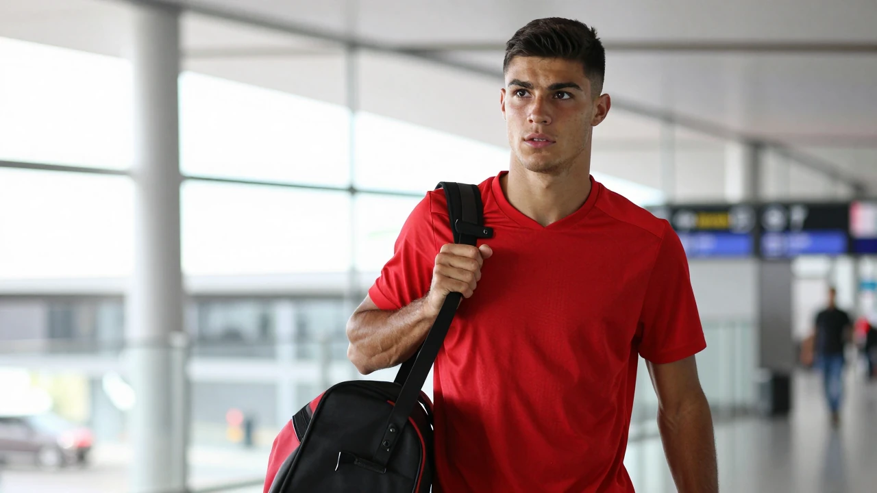 Hamburger SV has signed new left-back David Möller Wolfe, who arrived at Hamburg airport, increasing competition for Miro...