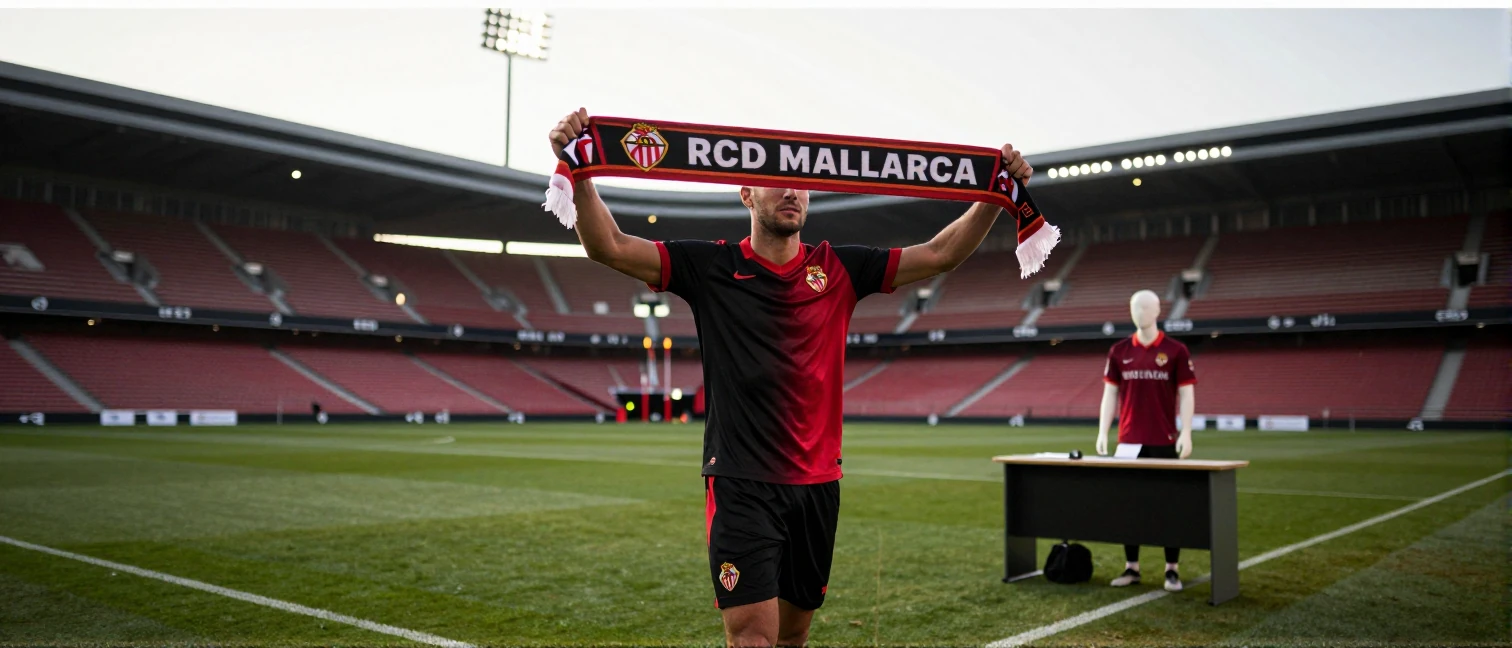 RCD Mallorca confirma el fichaje de Álex Sala, centrocampista cedido por el Lecce italiano, como quinto refuerzo para la...