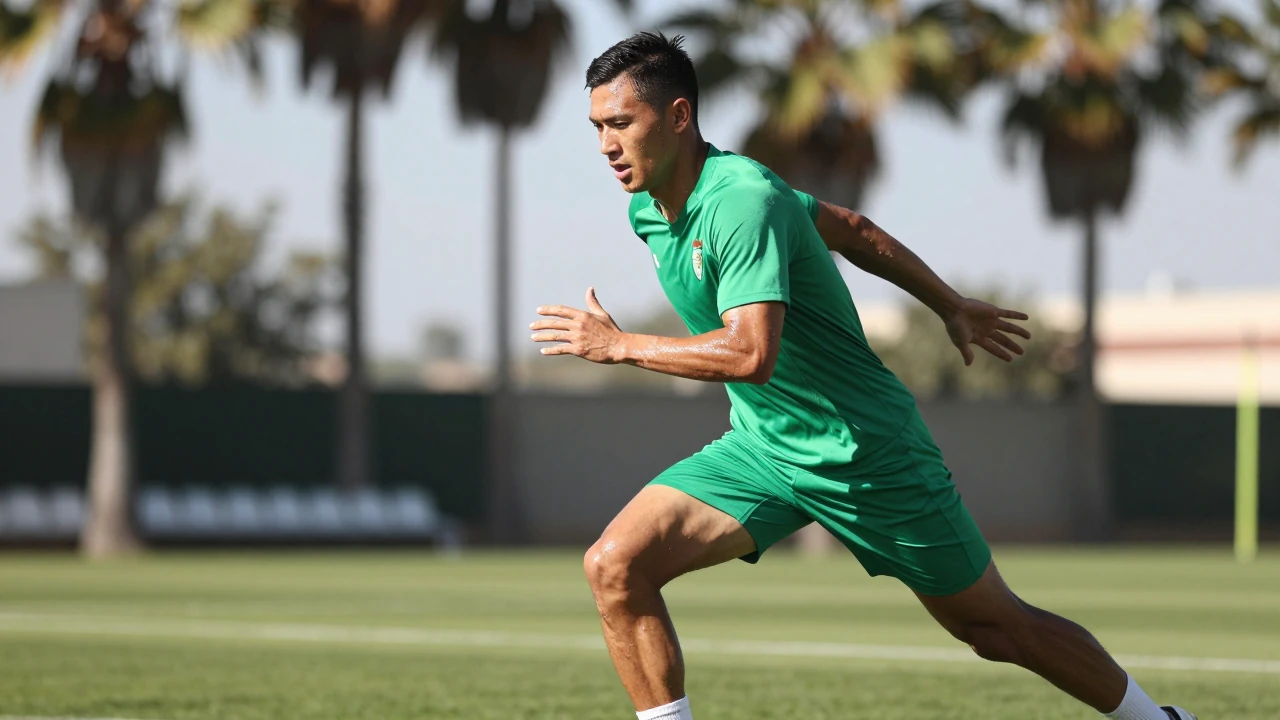 Hibernian are running the rule over free agent Rabbi Matondo at their La Manga training camp as they seek to improve...