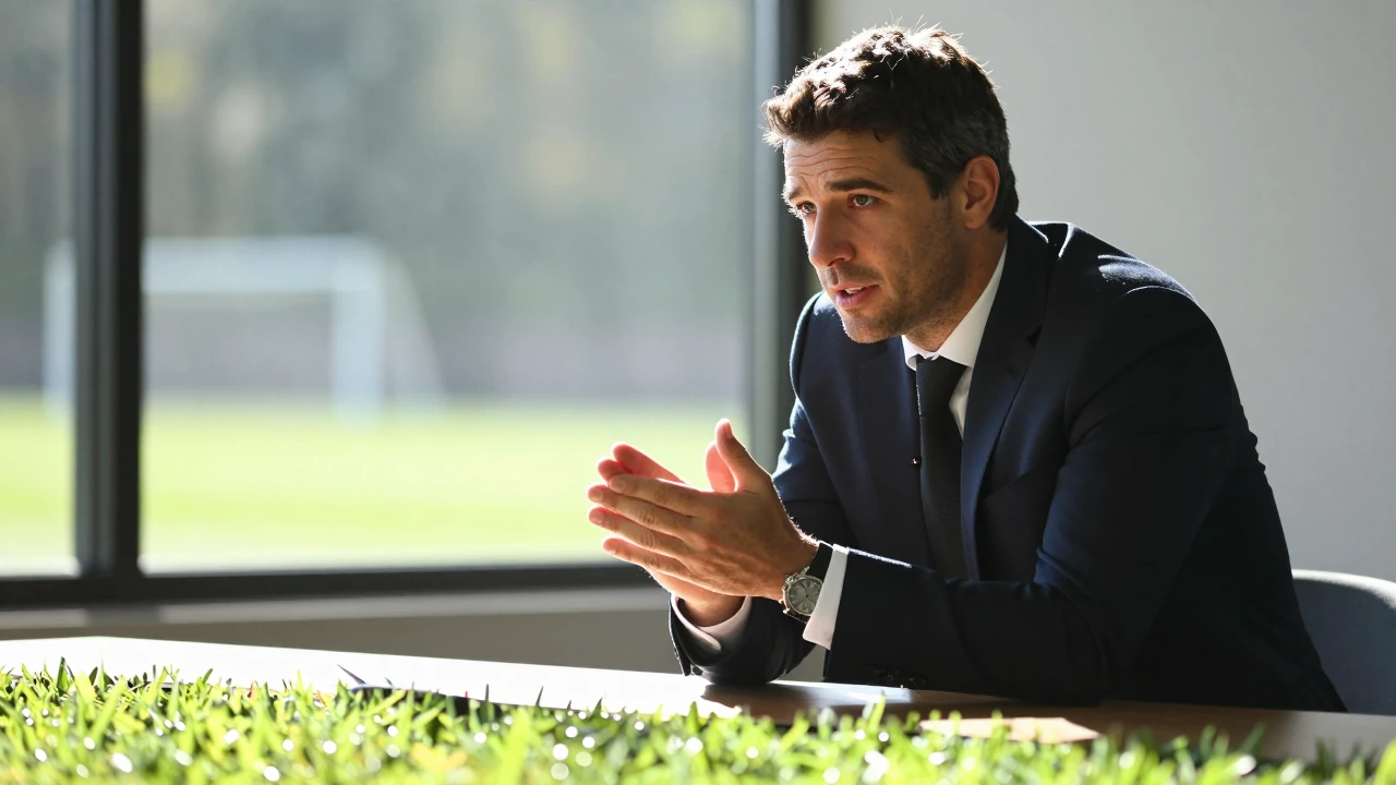 El director deportivo del Valencia CF, Braulio Vázquez, mantuvo un encuentro con el representante de los internacionales...