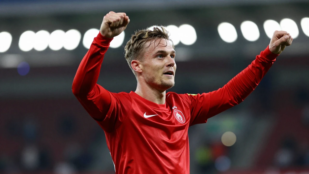 Rosenborg BK sikrer 2-1 seier over Mainz i UEFA Conference League, med mål fra Sæter og Østberg