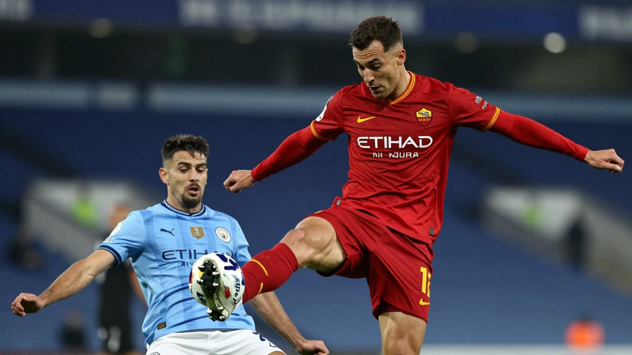 Roma's new signing Santiago Castro makes his debut in a pre-season friendly against Cardiff City, starting alongside...