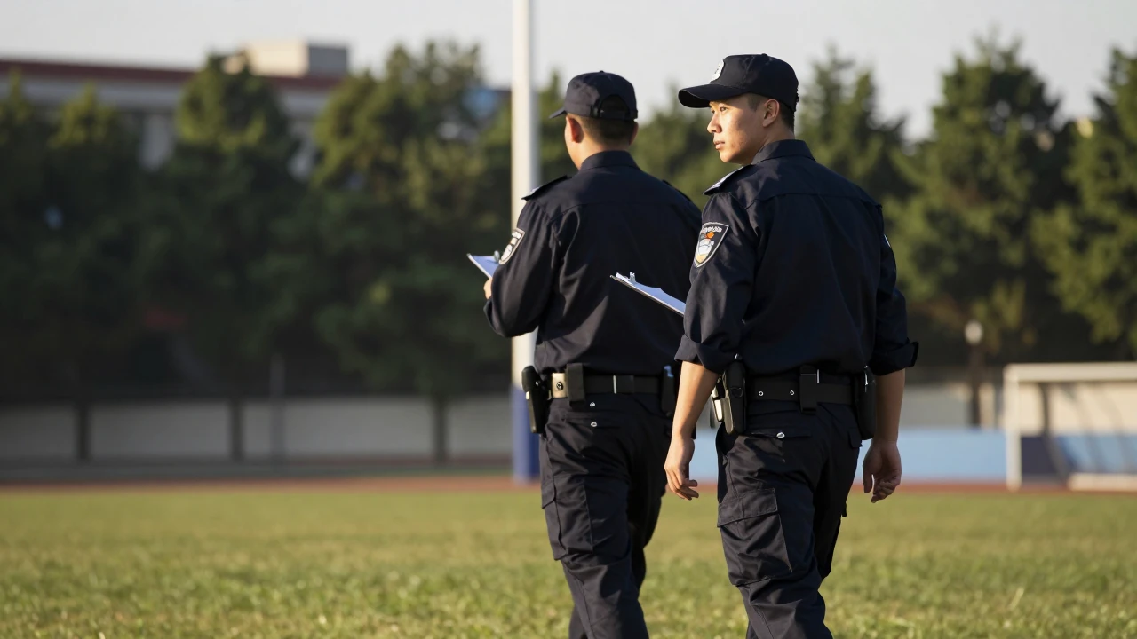 Customs officers conducted unannounced checks on security firms working for Bayer Leverkusen around their 2-0 home win...