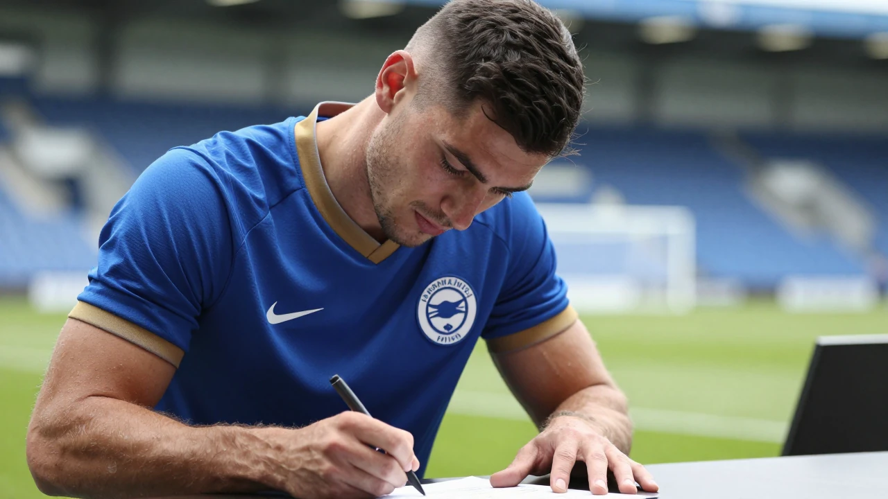 West Ham United has signed former Brighton & Hove Albion defender Joel Veltman on a one-year deal with an option for...