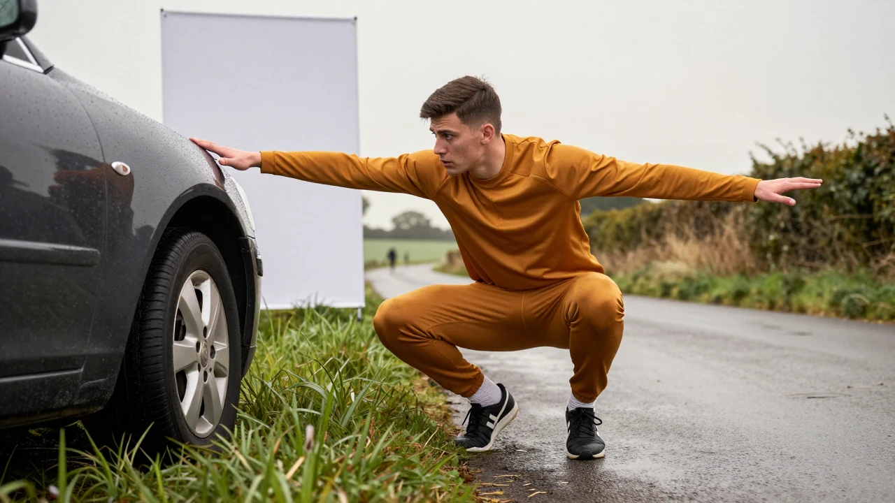 Hull City midfielder Lucas Gourna-Douath was unharmed after his car flipped on Millhouse Woods Lane, the same road where...