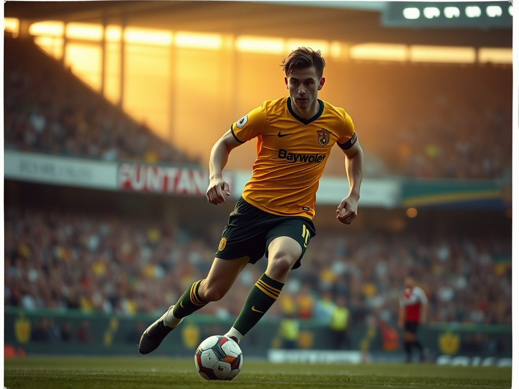 Z. Baumann's impact in the midfield for Norwich City