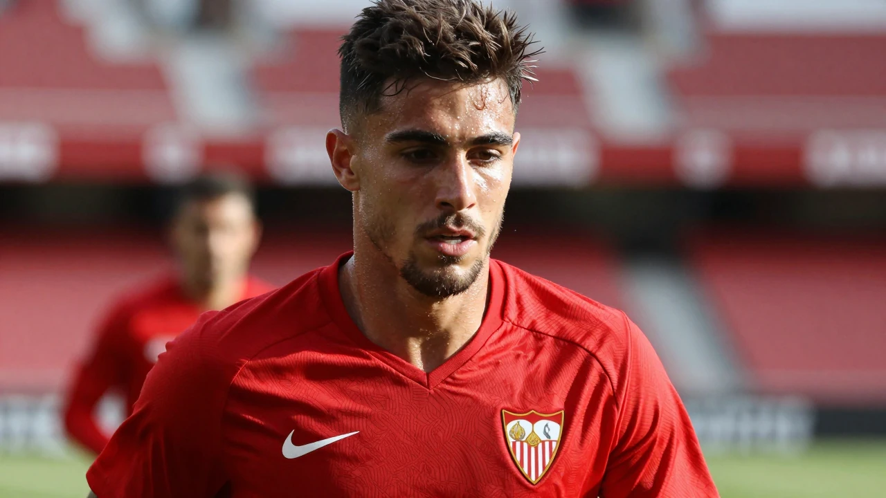 Julio Díaz, a 21-year-old left-back from Atlético de Madrid, has completed his first training session with Sevilla